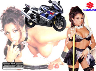 Suzuki GSXR 1000   babes picture
