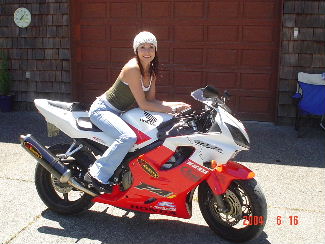 Honda CBR 600 babes motor girls 