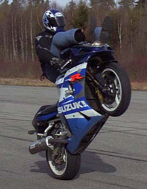 Suzuki GSXR 1000 tricks